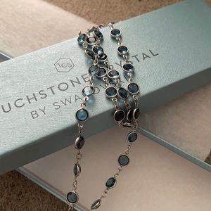 Touchstone crystal chanelle necklace